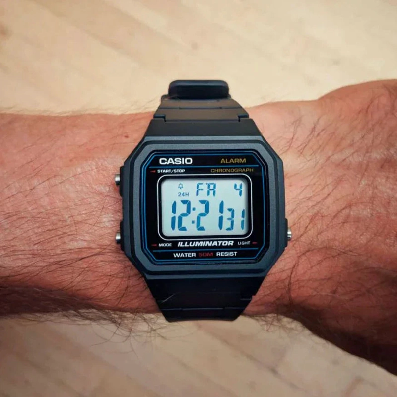 RELOJ CASIO W-217H-1AV UNISEX - DIGITAL - 2