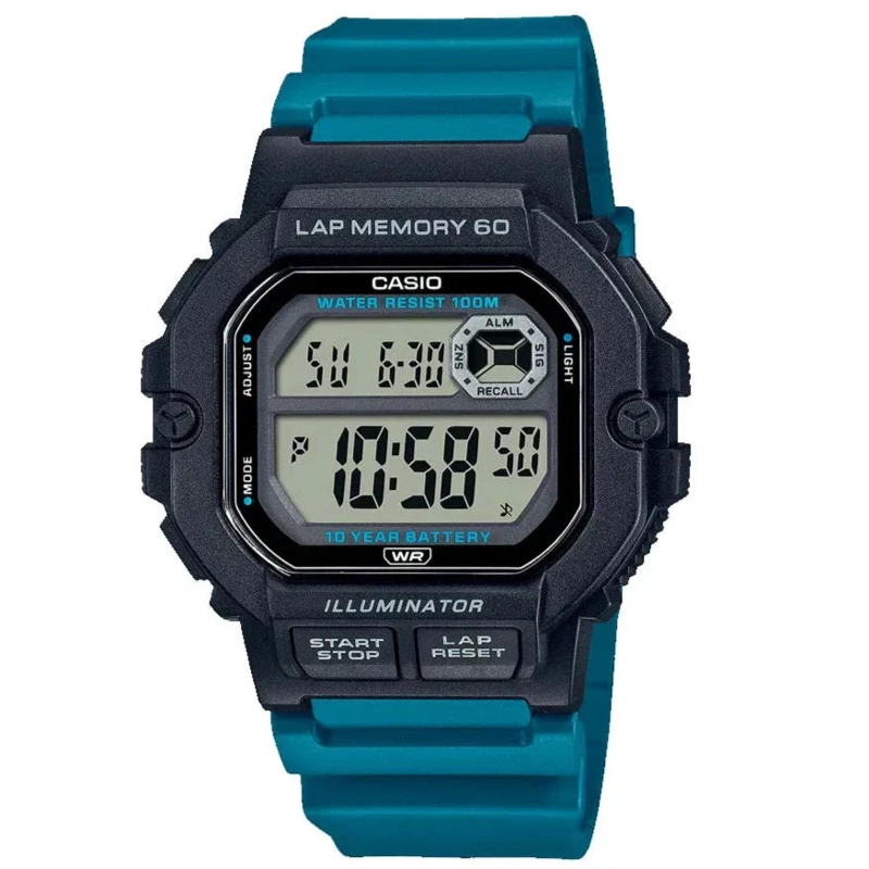 RELOJ CASIO WS-1400H-3AV UNISEX - DIGITAL - 1
