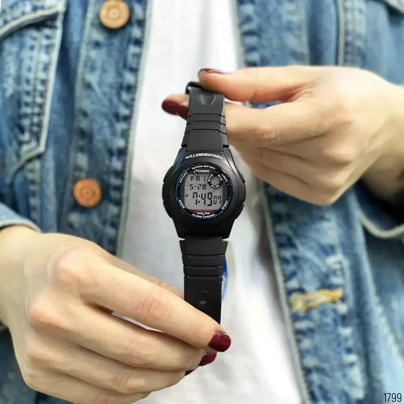 RELOJ CASIO F-200W-1A UNISEX - DIGITAL - 3