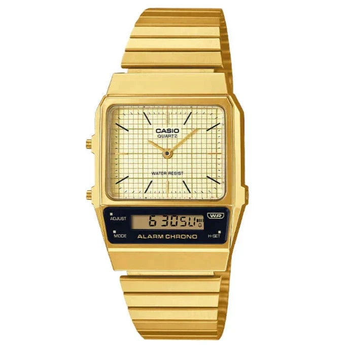 RELOJ CASIO AQ-800EG-9A UNISEX - ANALOGO DIGITAL - 1