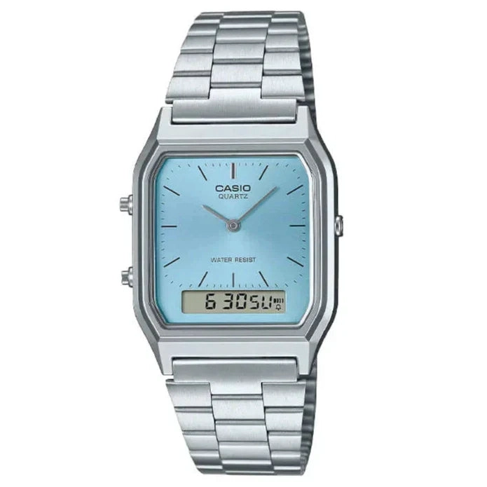 RELOJ CASIO AQ-230A-2A1 UNISEX - ANALOGO DIGITAL - 1