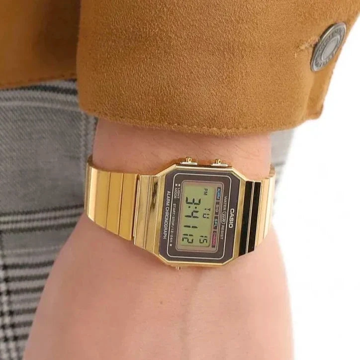 RELOJ CASIO VINTAGE A-700WG-9A UNISEX - DIGITAL - 2
