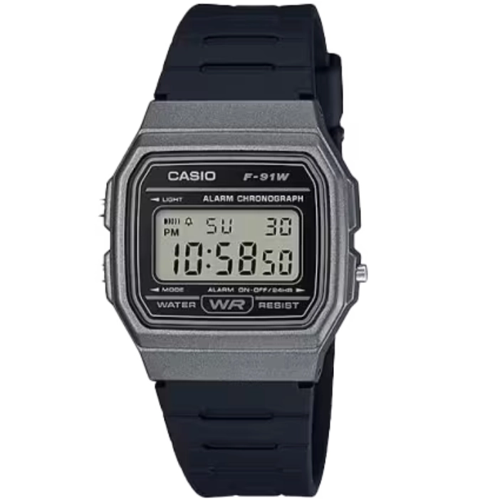RELOJ CASIO VINTAGE F-91WM-1B UNISEX - DIGITAL - 1