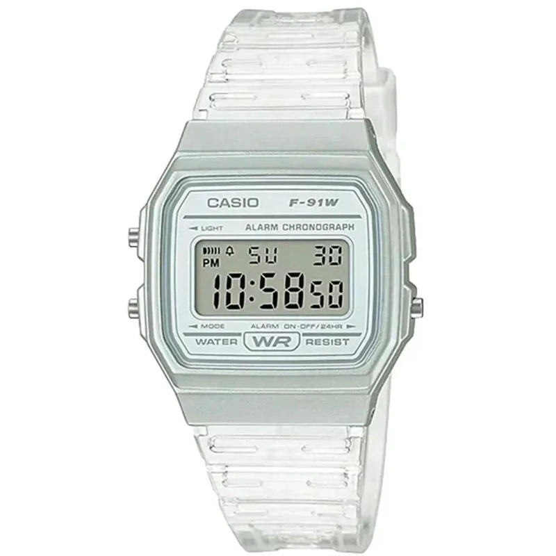 RELOJ CASIO F-91WS-7 UNISEX - DIGITAL - 1