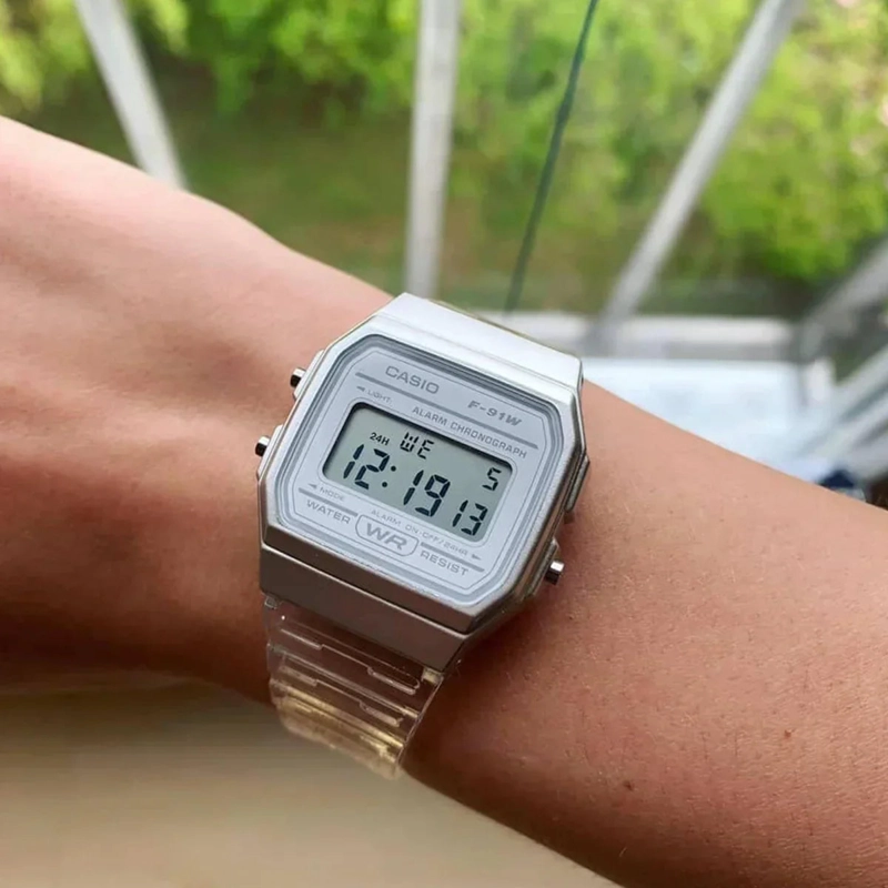 RELOJ CASIO F-91WS-7 UNISEX - DIGITAL - 3