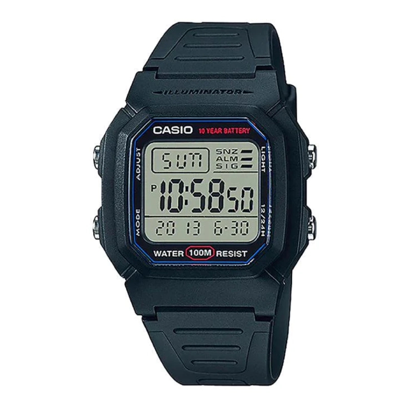 RELOJ CASIO W-800H-1AV HOMBRE - DIGITAL - 1