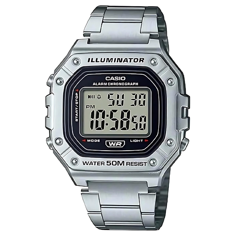 RELOJ CASIO W-218HD-1AV UNISEX - DIGITAL - 1
