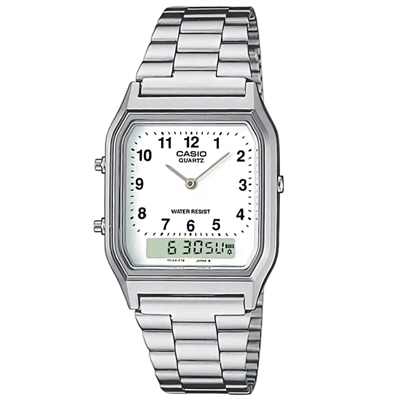 RELOJ CASIO AQ-230A-7B UNISEX - ANALOGO DIGITAL - 2