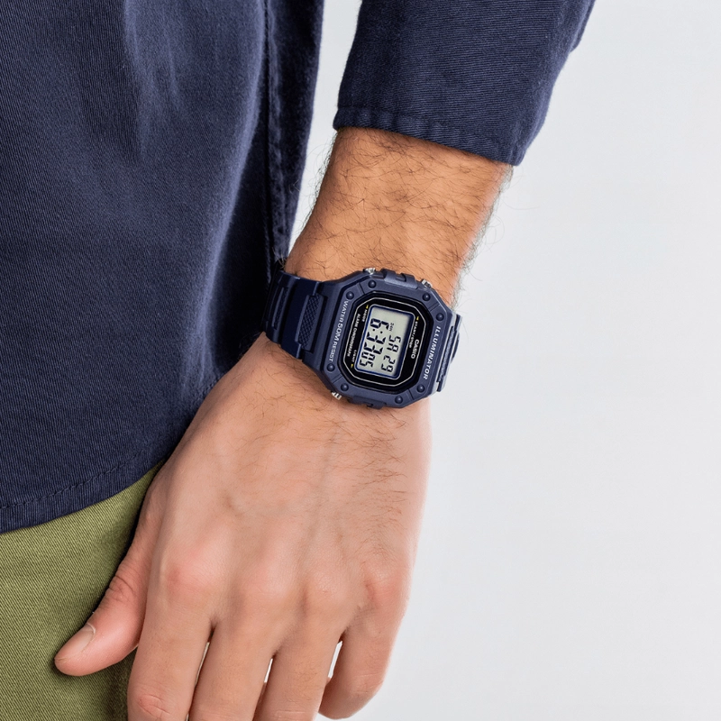 RELOJ CASIO W-218H-2 AV UNISEX - DIGITAL - 2