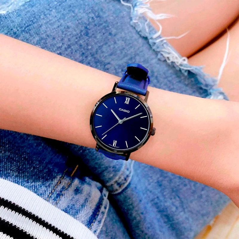 RELOJ CASIO LTP-VT02BL-2A MUJER - ANALOGO - 2