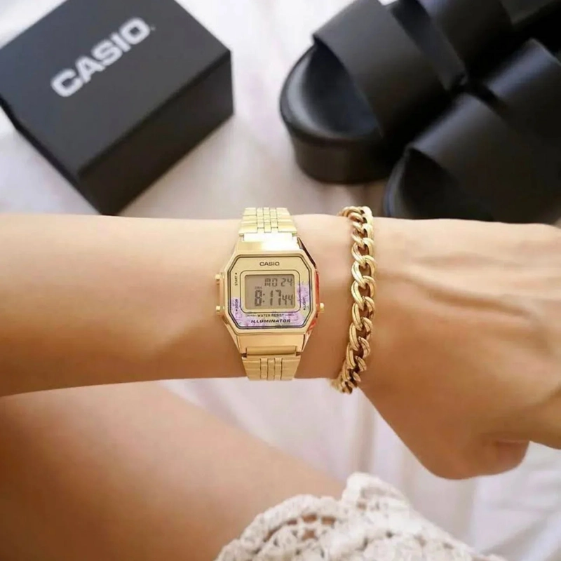 RELOJ CASIO LA-680WGA-4C MUJER - DIGITAL - 3