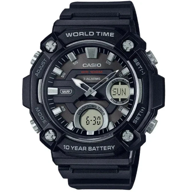 RELOJ CASIO AEQ-120W-1AV HOMBRE - ANALOGO DIGITAL - 1