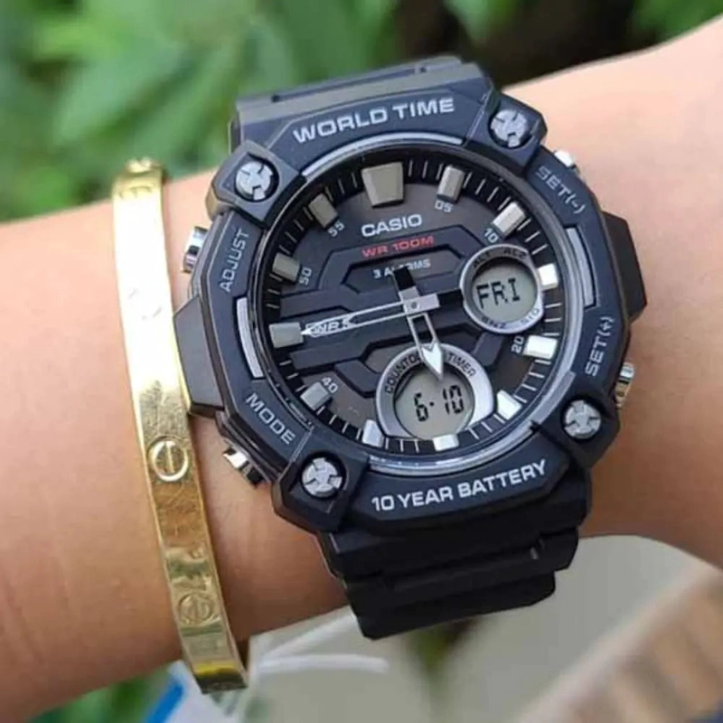 RELOJ CASIO AEQ-120W-1AV HOMBRE - ANALOGO DIGITAL - 2