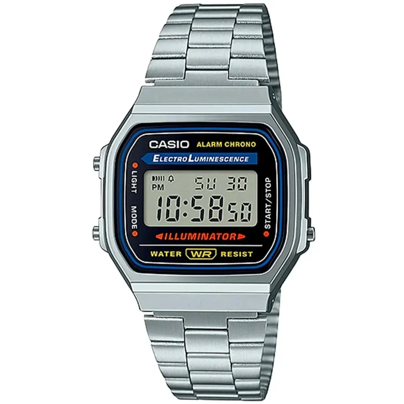 RELOJ CASIO VINTAGE A-168WA-1 UNISEX - DIGITAL - 1