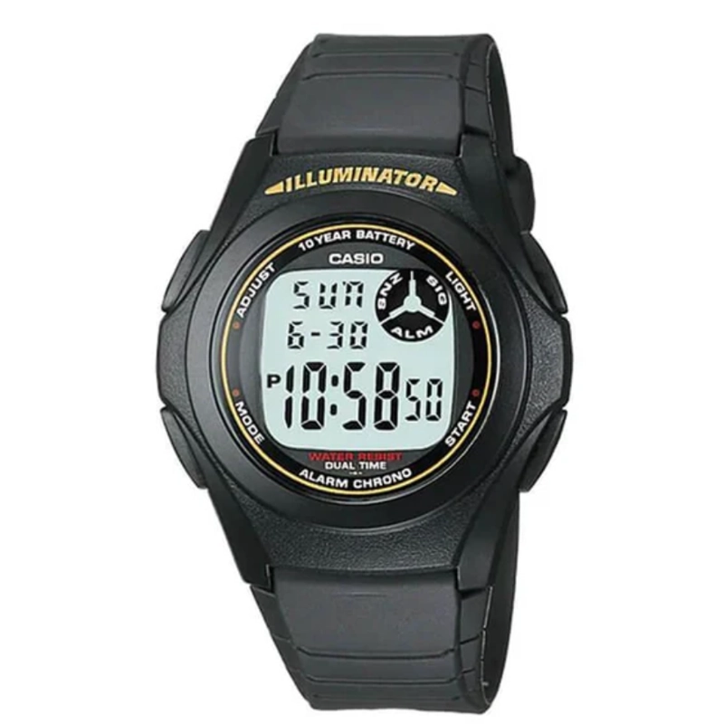 RELOJ CASIO F-200W-9A UNISEX - DIGITAL - 1