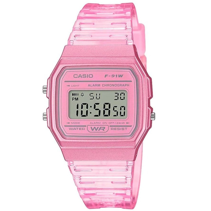 RELOJ CASIO F-91WS-4 UNISEX - DIGITAL - 1