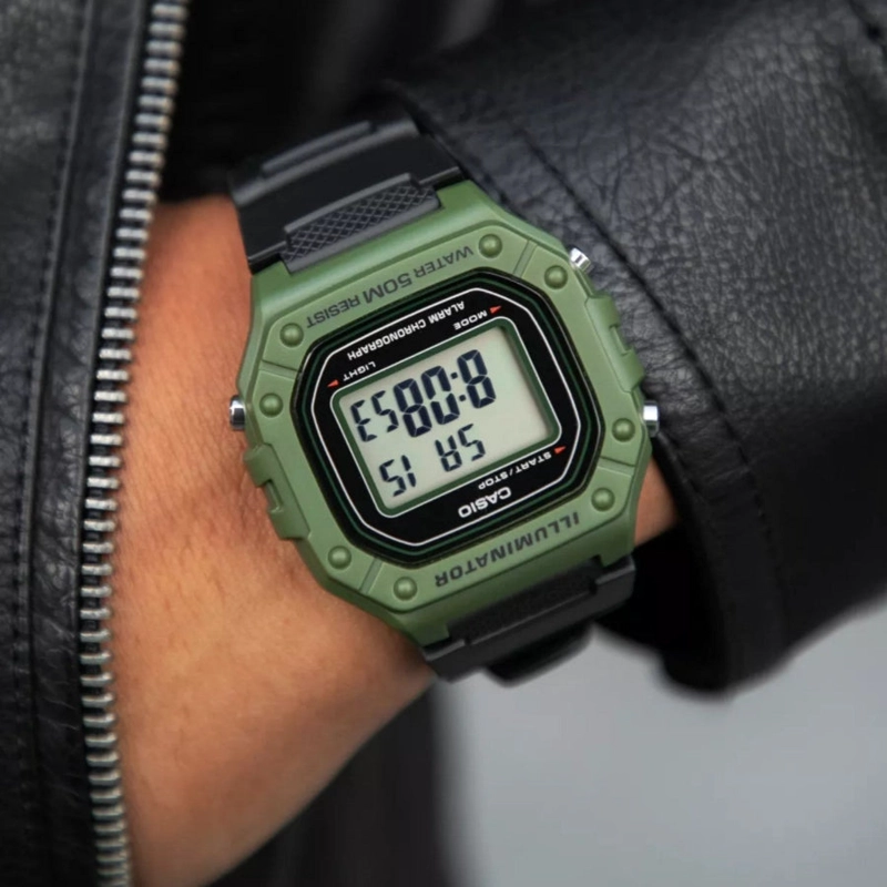 RELOJ CASIO W-218H-3AV UNISEX - DIGITAL - 2