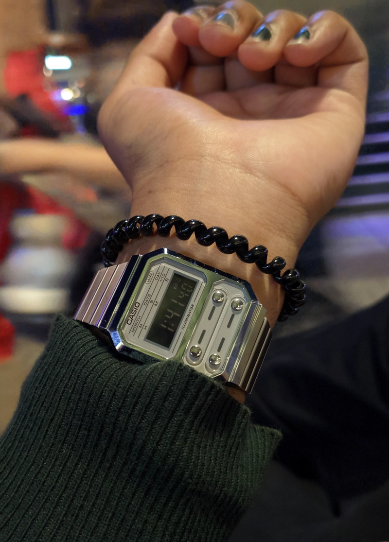 RELOJ CASIO A-100WE-7B UNISEX - DIGITAL - 3