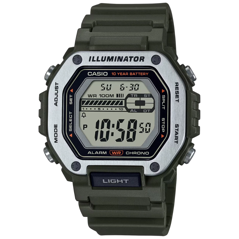 RELOJ CASIO MWD-110H-3AV HOMBRE - DIGITAL - 1