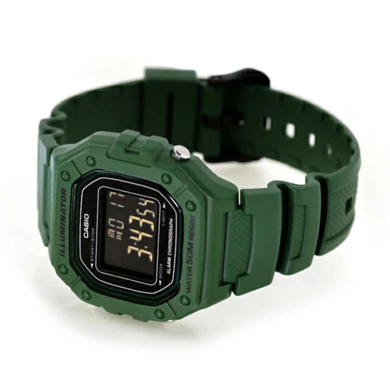 RELOJ CASIO W-218H-3BV UNISEX - DIGITAL - 3