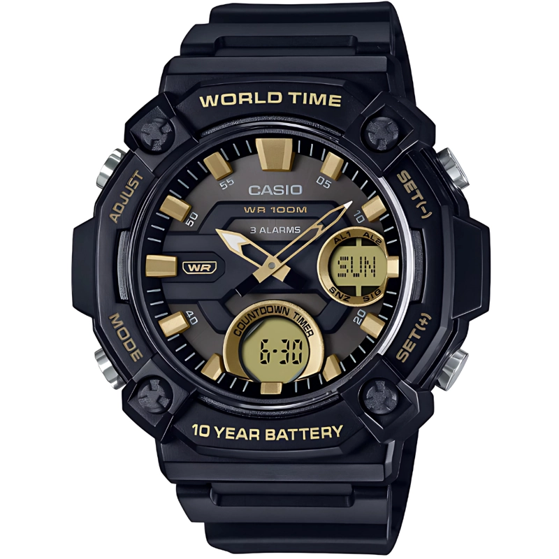 RELOJ CASIO AEQ-120W-9AV HOMBRE - ANALOGO DIGITAL - 1