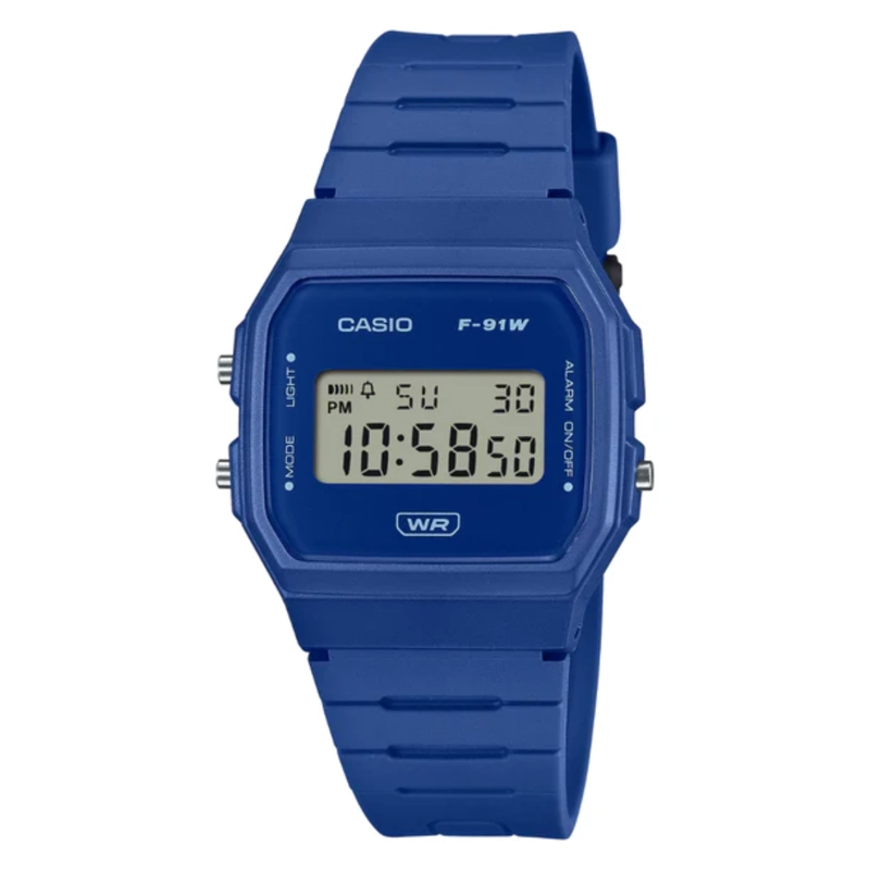 RELOJ CASIO VINTAGE BIO-PLASTIC F-91WB-2A1 UNISEX - DIGITAL - 1