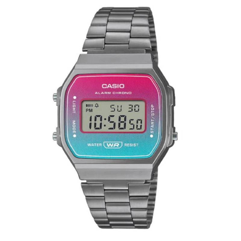 RELOJ CASIO DIGITAL A-168WERB-2A UNISEX - 1