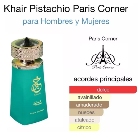 PARIS CORNER KHAIR PISTACHO EDP 100ML UNISEX - 3