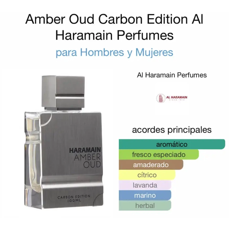 AL HARAMAIN AMBER OUD CARBON EDITION EDP 60ML HOMBRE - 3