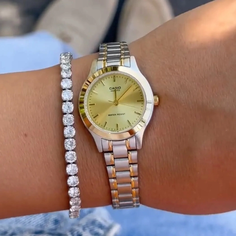 RELOJ CASIO LTP-1128G-9A MUJER - ANALOGO - 2