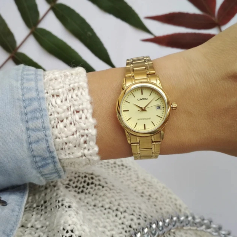 RELOJ CASIO LTP-V002G-9A MUJER - ANALOGO - 4