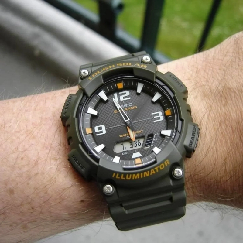 RELOJ CASIO TOUGH SOLAR AQ-S810W-3AV HOMBRE - ANALOGO DIGITAL - 2