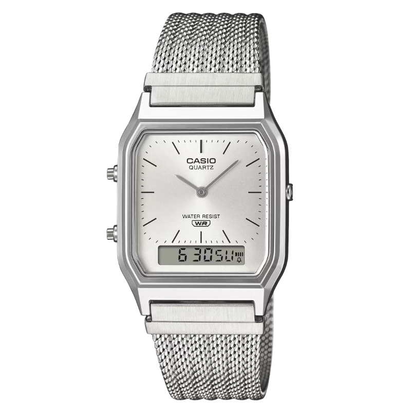 RELOJ CASIO AQ-230EM-7A UNISEX - ANALOGO DIGITAL - 1