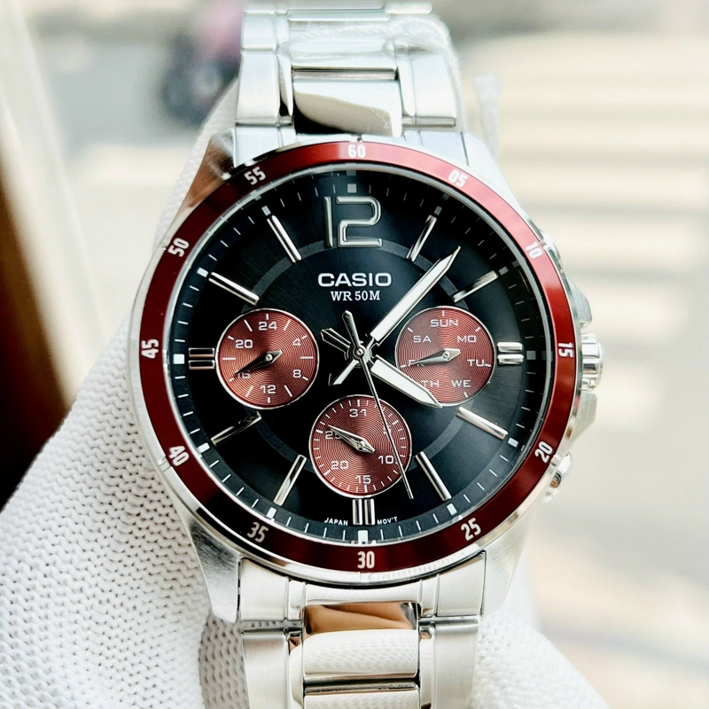 RELOJ CASIO MTP-1374D-5AV HOMBRE - ANALOGO - 3
