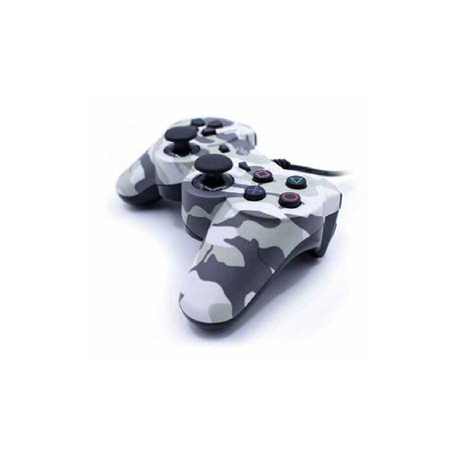 JOYPAD USB DOUBLE VIBRATION PC. MIMETIZADO SILVER. - 2