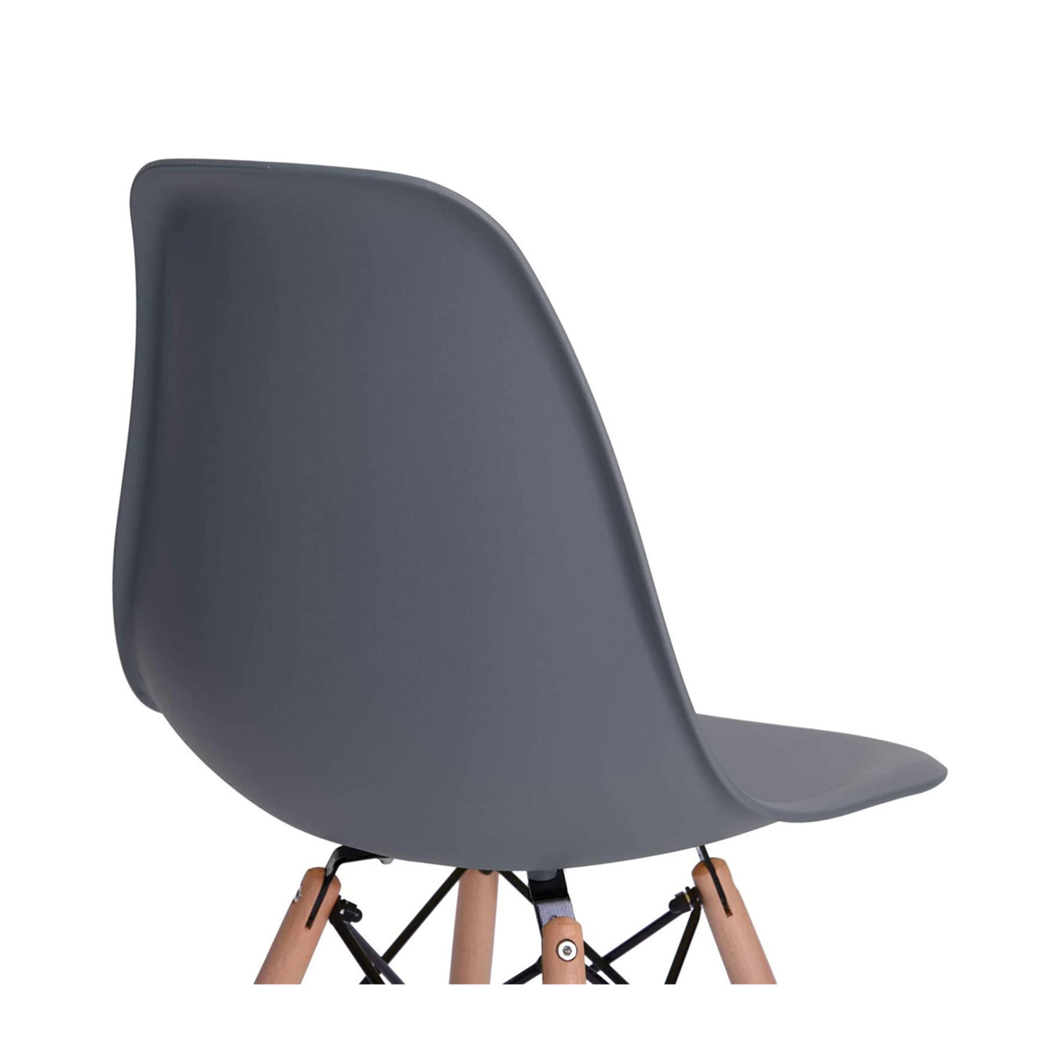 SILLA ESTILO EAMES SILVER 4 UNIDADES - 3