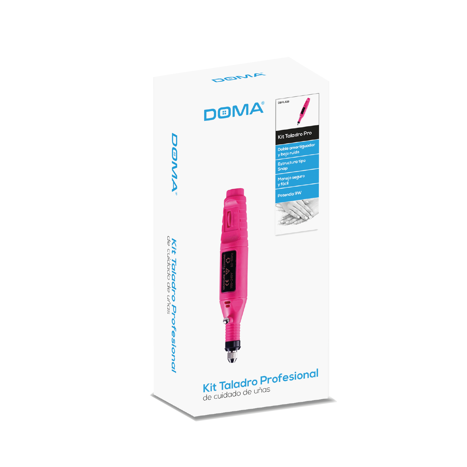 KIT TALADRO DOMA PROFESIONAL CUIDADO DE UÑAS - 4