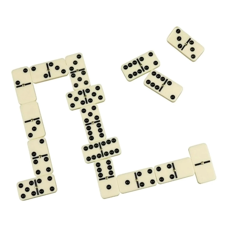 JUEGO DOMINO CLASICO 28 PIEZAS 40X20X6MM - 2
