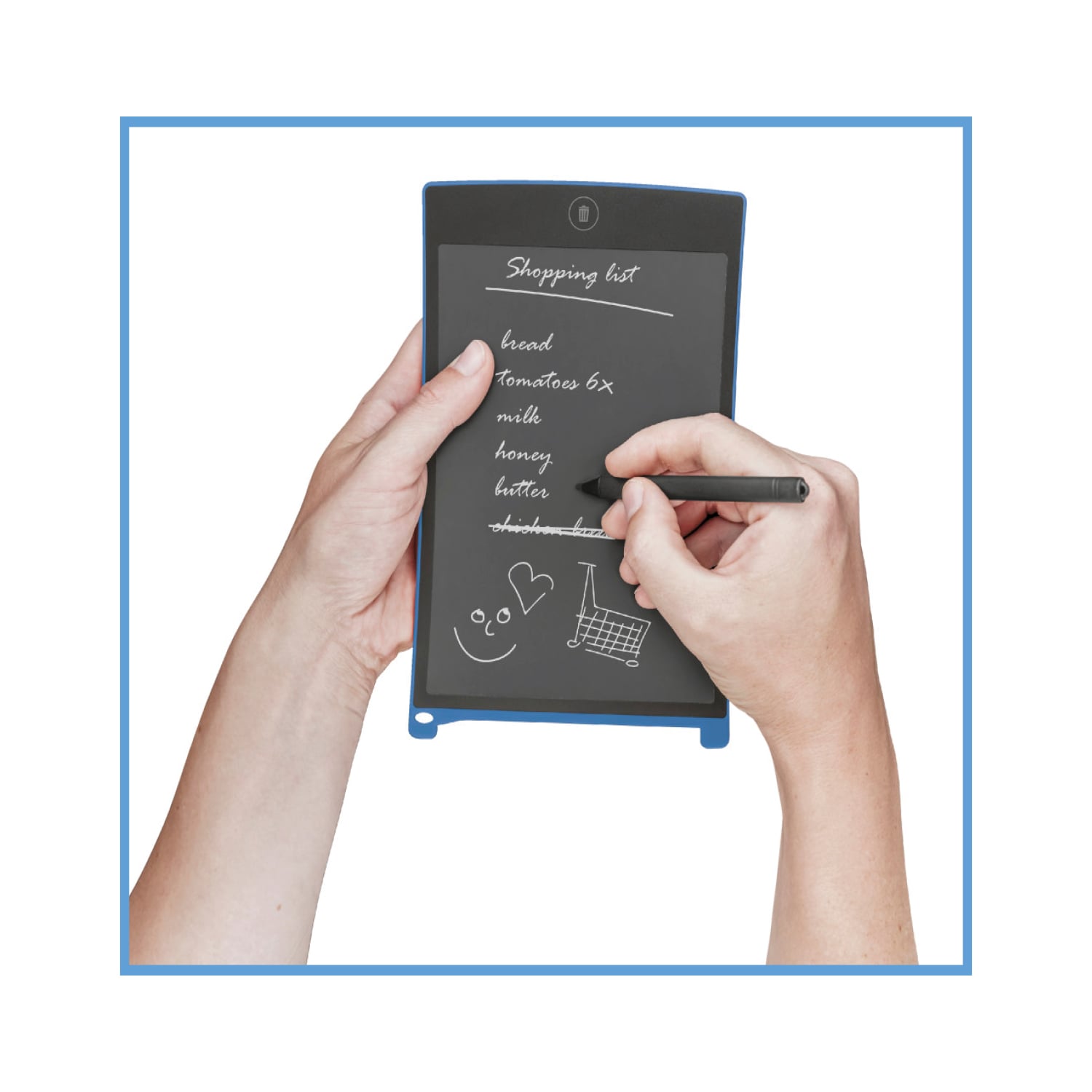PIZARRA LCD PARA DIBUJAR CON LAPIZ 8.5 PULGADAS - 2