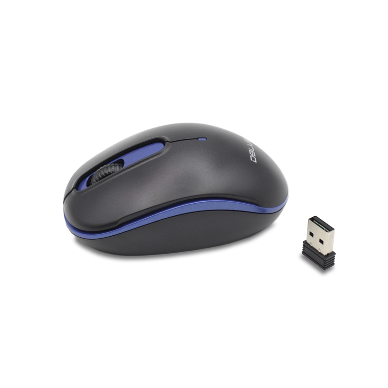 MOUSE INALÁMBRICO DBLUE 2.4 GHZ 1000 DPI USB 4 BOTONES BLUE - 3