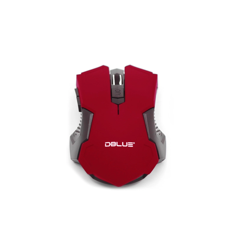 MOUSE INALÁMBRICO DBLUE 2.4 GHZ 1000 DPI USB 4 BOTONES RED - 1