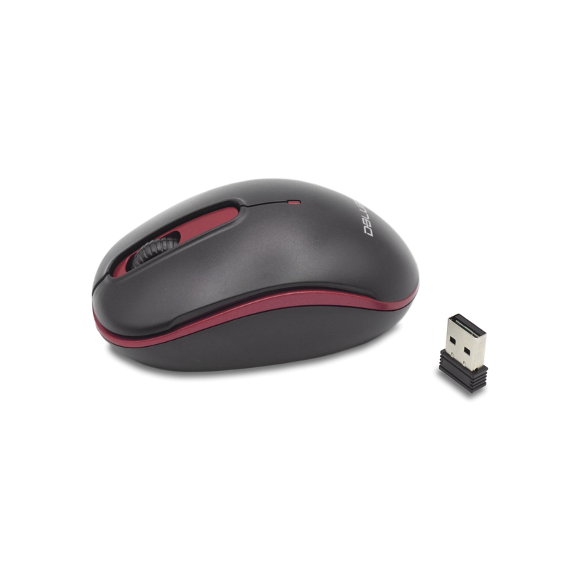MOUSE INALÁMBRICO DBLUE 2.4 GHZ 1000 DPI USB 4 BOTONES BLACK - 2