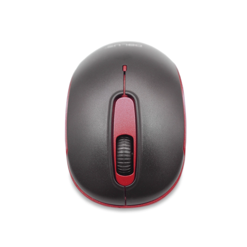 MOUSE INALAMBRICO 2.4 GHZ 1000 DPI USB 4 BOTONES  - RED - 1
