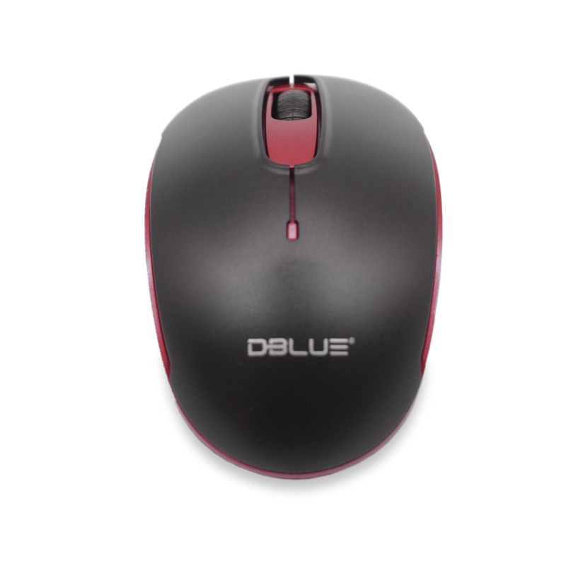 MOUSE INALAMBRICO 2.4 GHZ 1000 DPI USB 4 BOTONES  - RED - 2