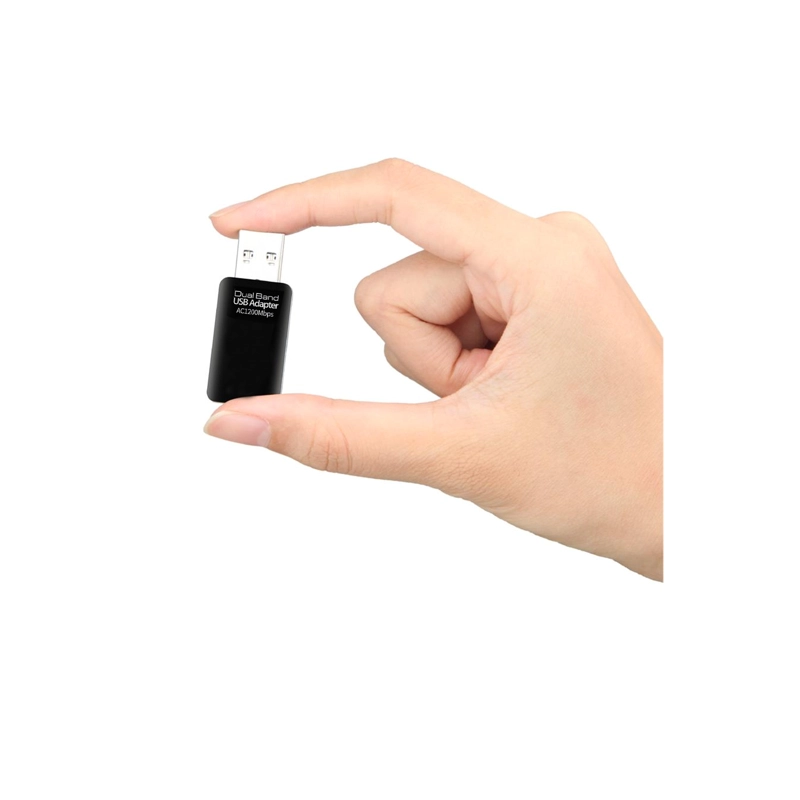 ADAPTADOR ANTENA WIFI USB DUAL BAND 2.4G Y 5G 600 GHZ - 4