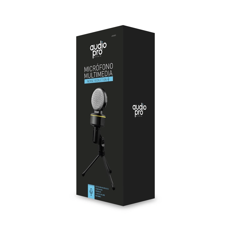 MICRÓFONO AUDIO PRO CONDENSADOR HOME STUDIO - 3