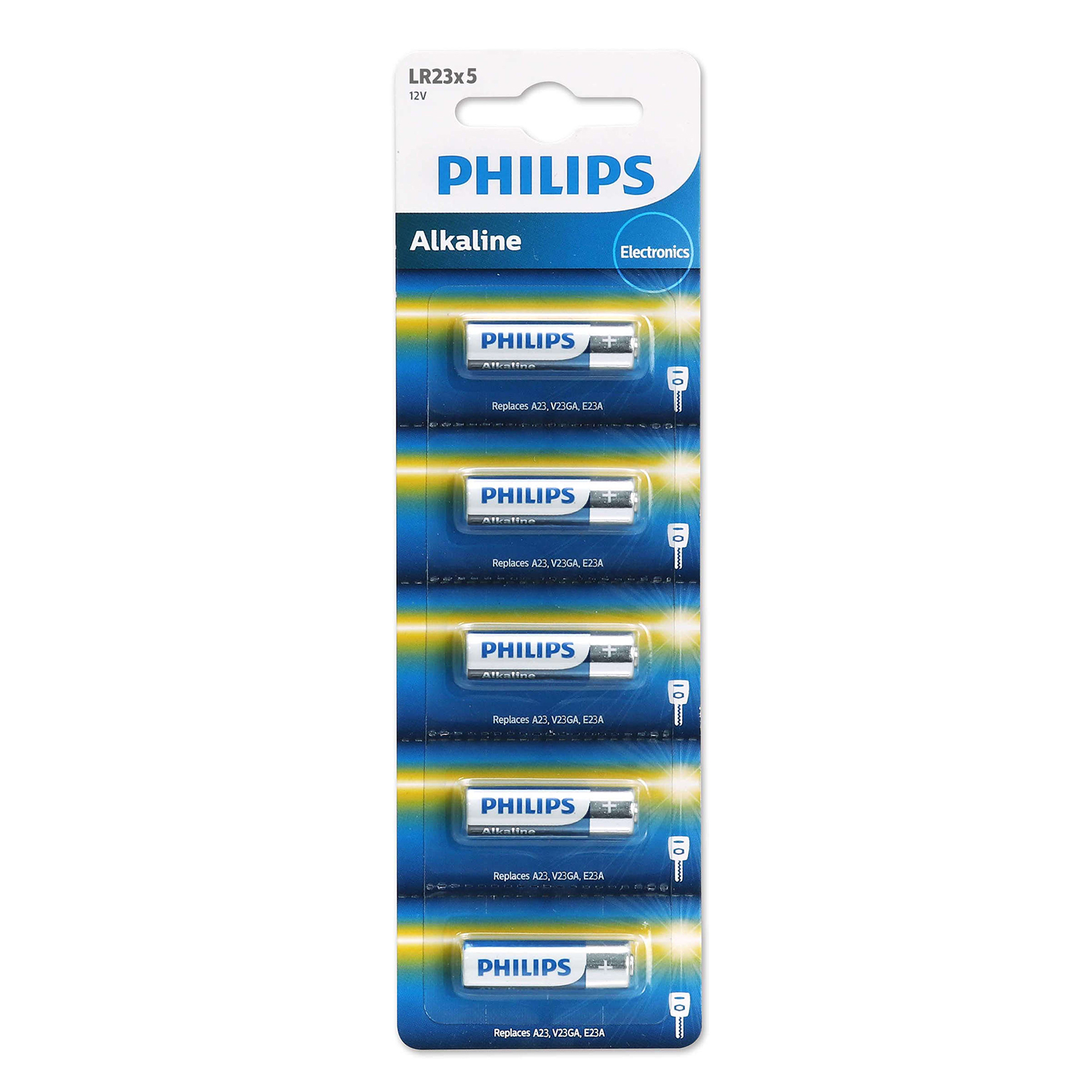 PACK 5 PILAS ALCALINAS PHILIPS 23A 12V - 1