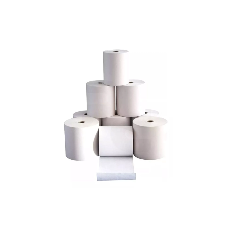 CAJA DE 50 ROLLOS DE PAPEL TERMICO PACIFIC COLOR 8 X 8CM 65GR - 2