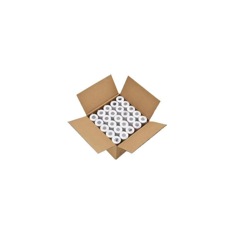 CAJA DE 50 ROLLOS DE PAPEL TERMICO PACIFIC COLOR 8 X 8CM 65GR - 3