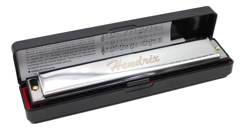 ARMÓNICA HENDRIX TRÉMOLO 24 AGUJEROS - 1